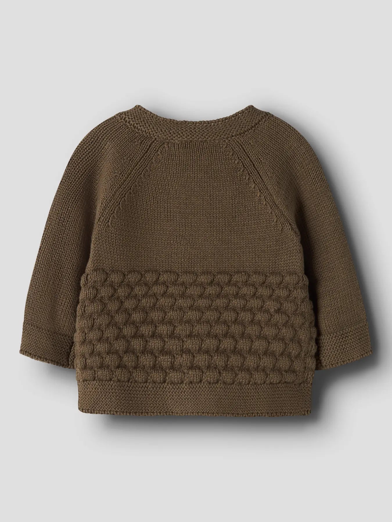 Lil' Atelier - Bubbel Gebreid Baby Vest | Teak