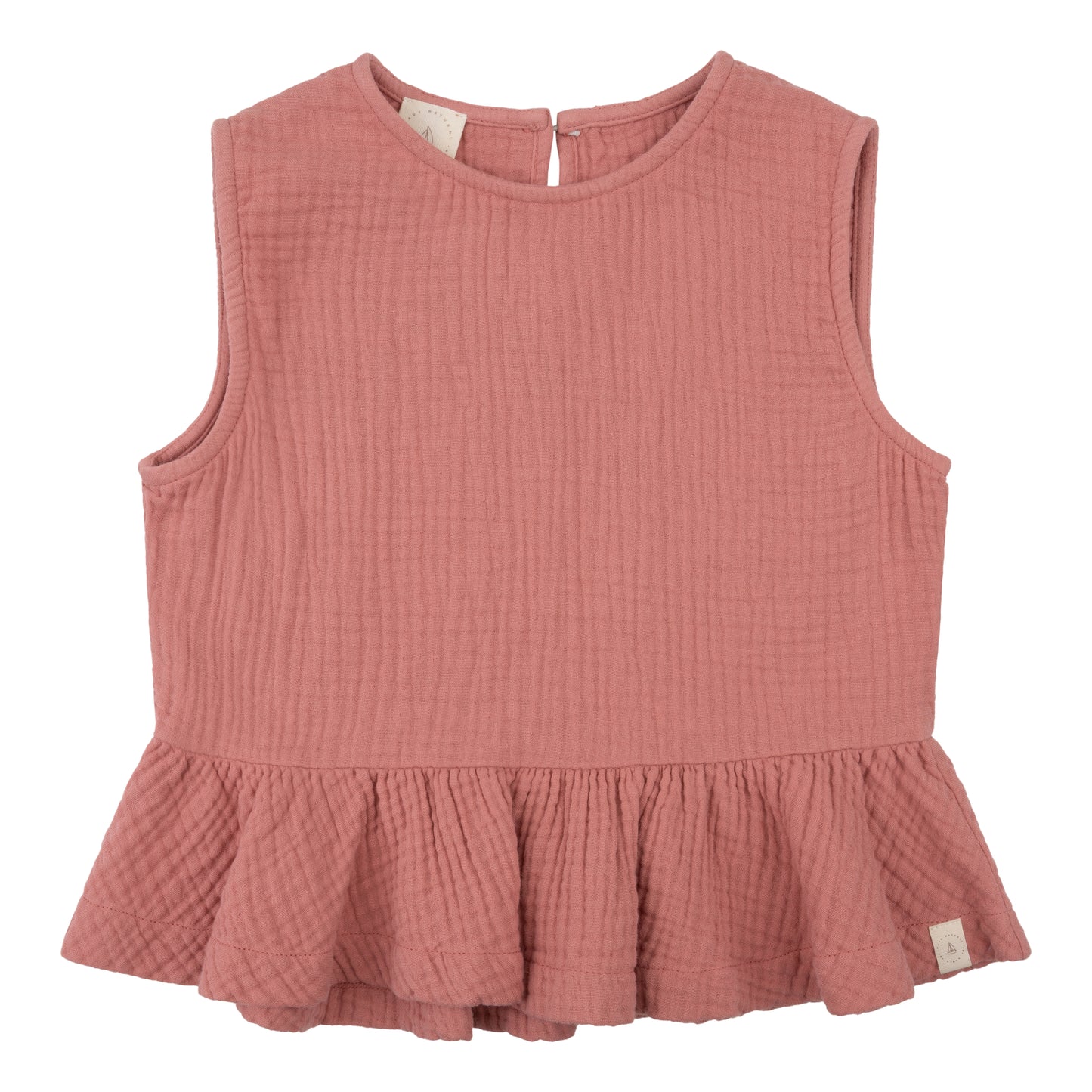 Navy Natural – Rose Top Dusty Rose