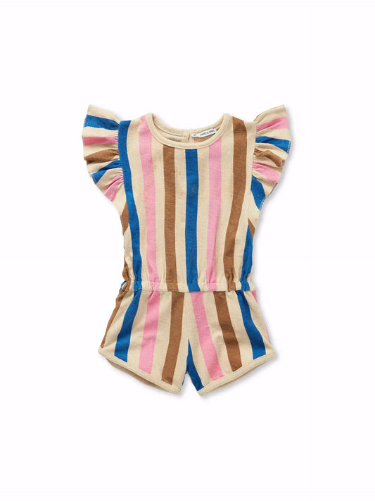 Sproet & Sprout - Ruffle Jumpsuit Stripes Print | Sesame