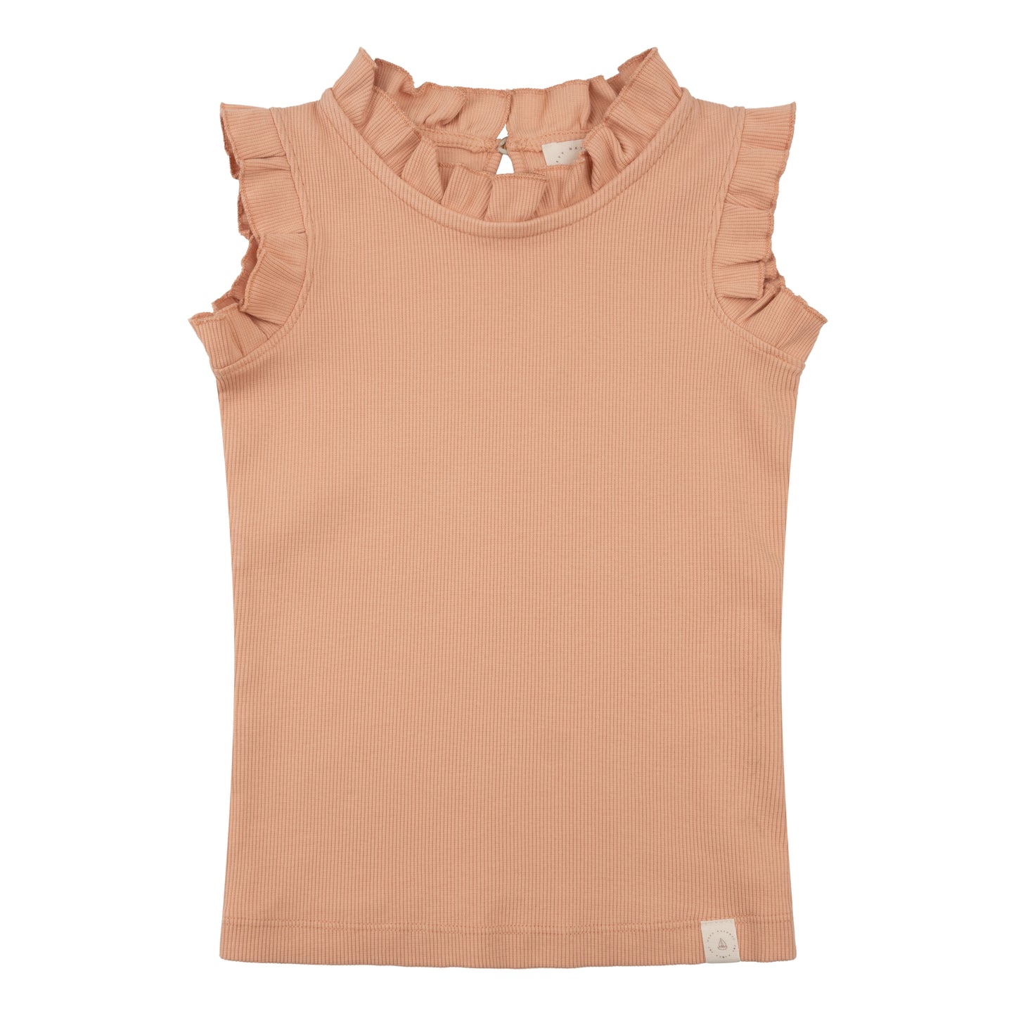 Navy Natural – Ruffle Top Pink Sand