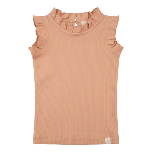 Navy Natural – Ruffle Top Pink Sand