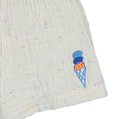 Lötikids - Baby Muslin Shorts Ice Cream