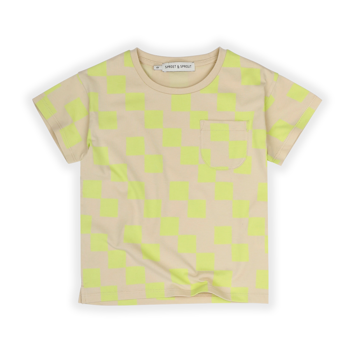 Sproet & Sprout - T-shirt pocket blocks print