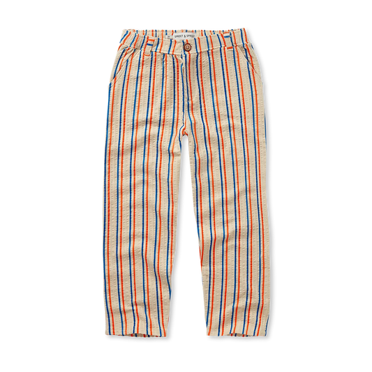 Sproet & Sprout - Chino pants small stripes  | Sesame