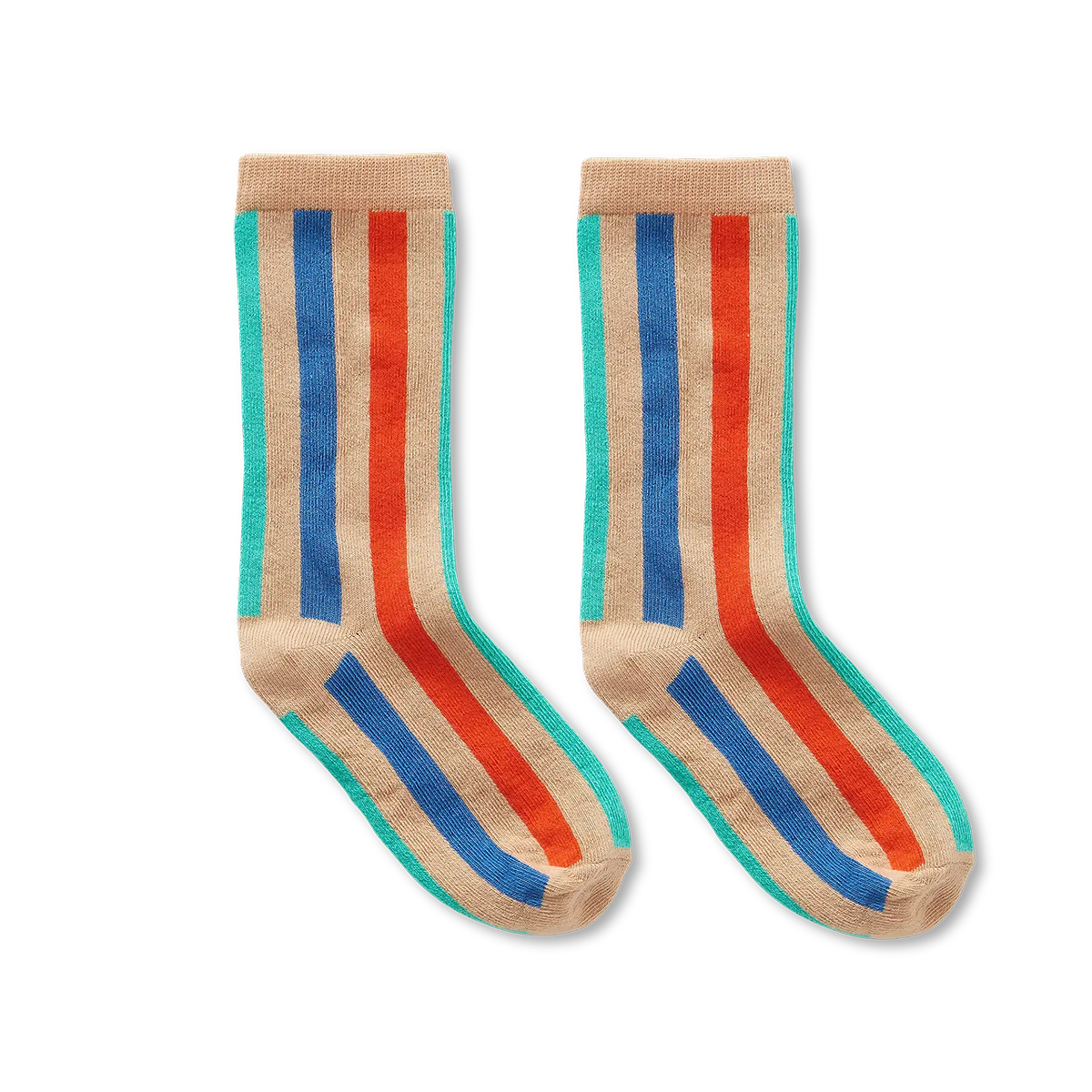 Sproet & Sprout - Socks  | Multi Stripe Green