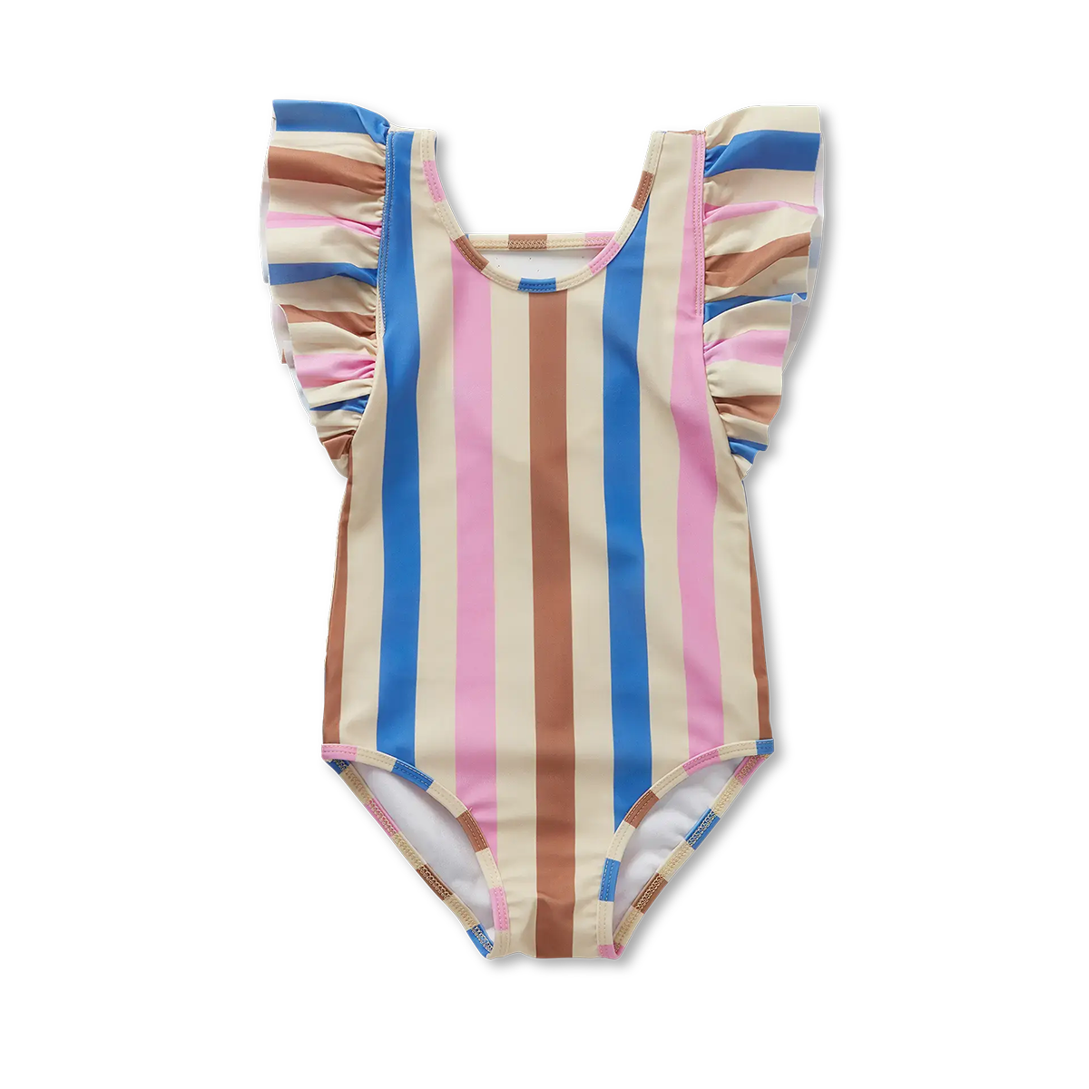 Sproet & Sprout - Swimsuit Ruffles | Multi Stripes
