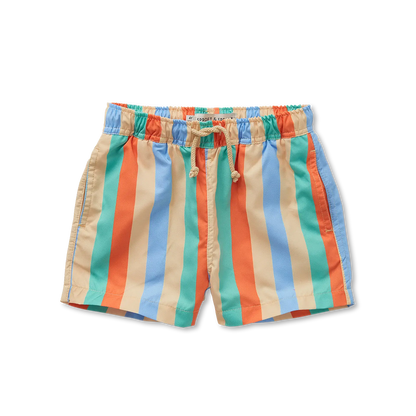 Sproet & Sprout - Swim shorts multi stripes | Sand
