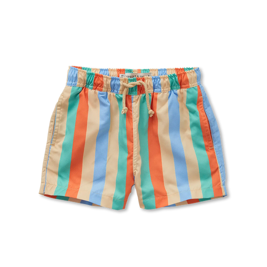 Sproet & Sprout - Swim shorts multi stripes | Sand