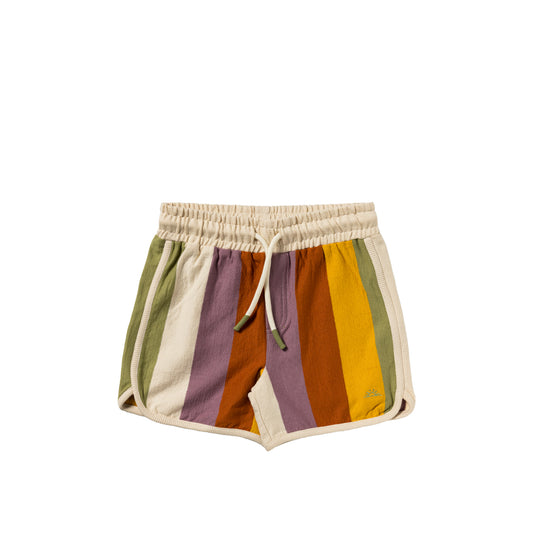 Salted Stories - Terry Short Multi Stripe | Sunset Sailing