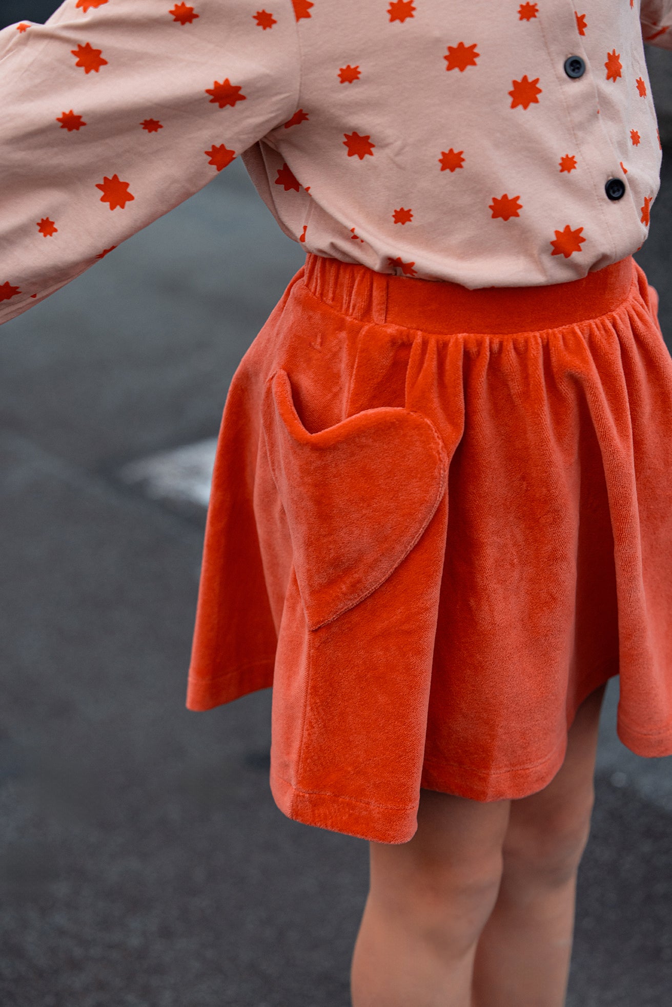 Sproet & Sprout - Skirt heart pockets