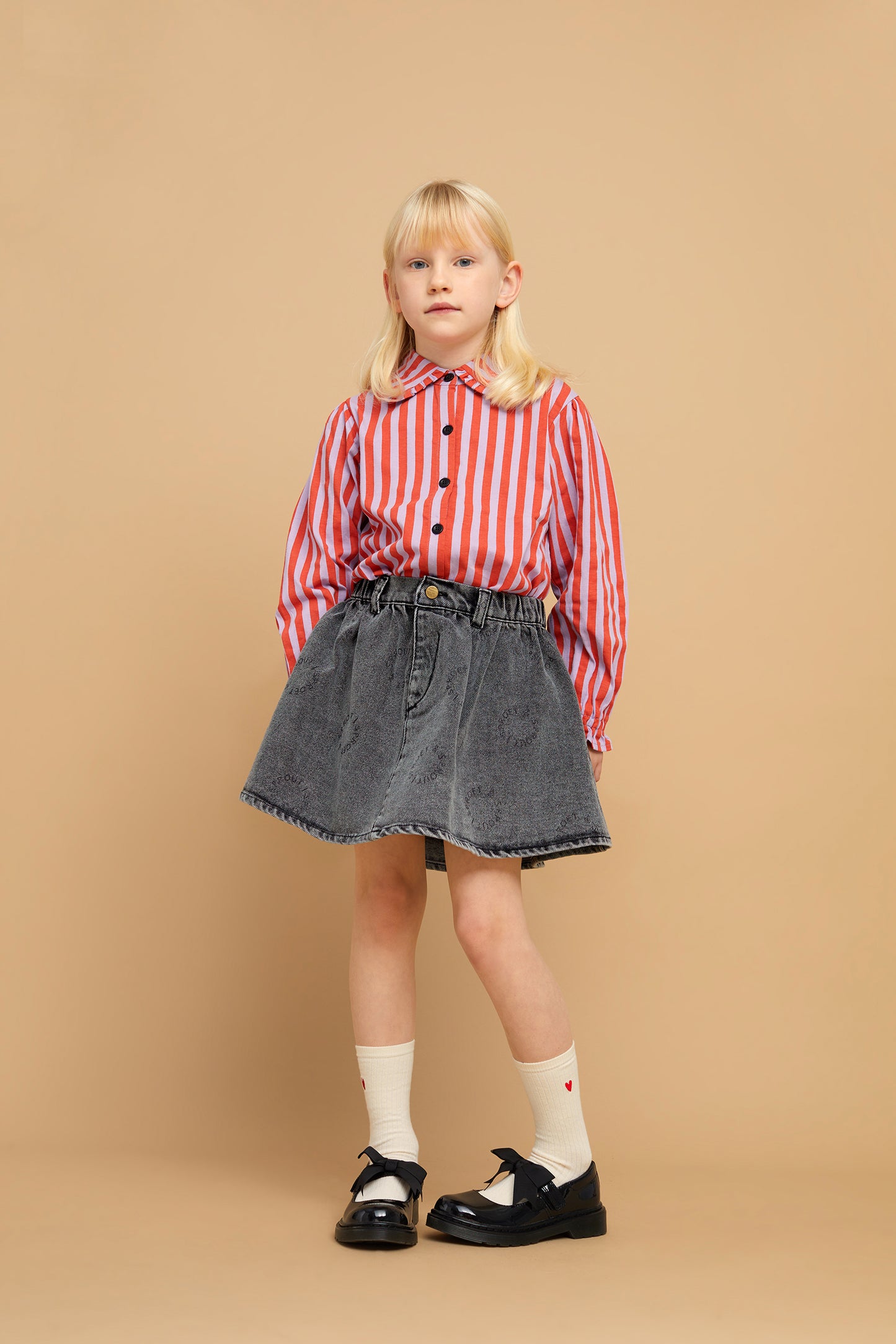 Sproet & Sprout - Denim skirt Sproet print