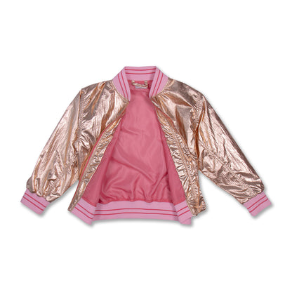 Petit Blush - Metallic Jacket Rose Gold