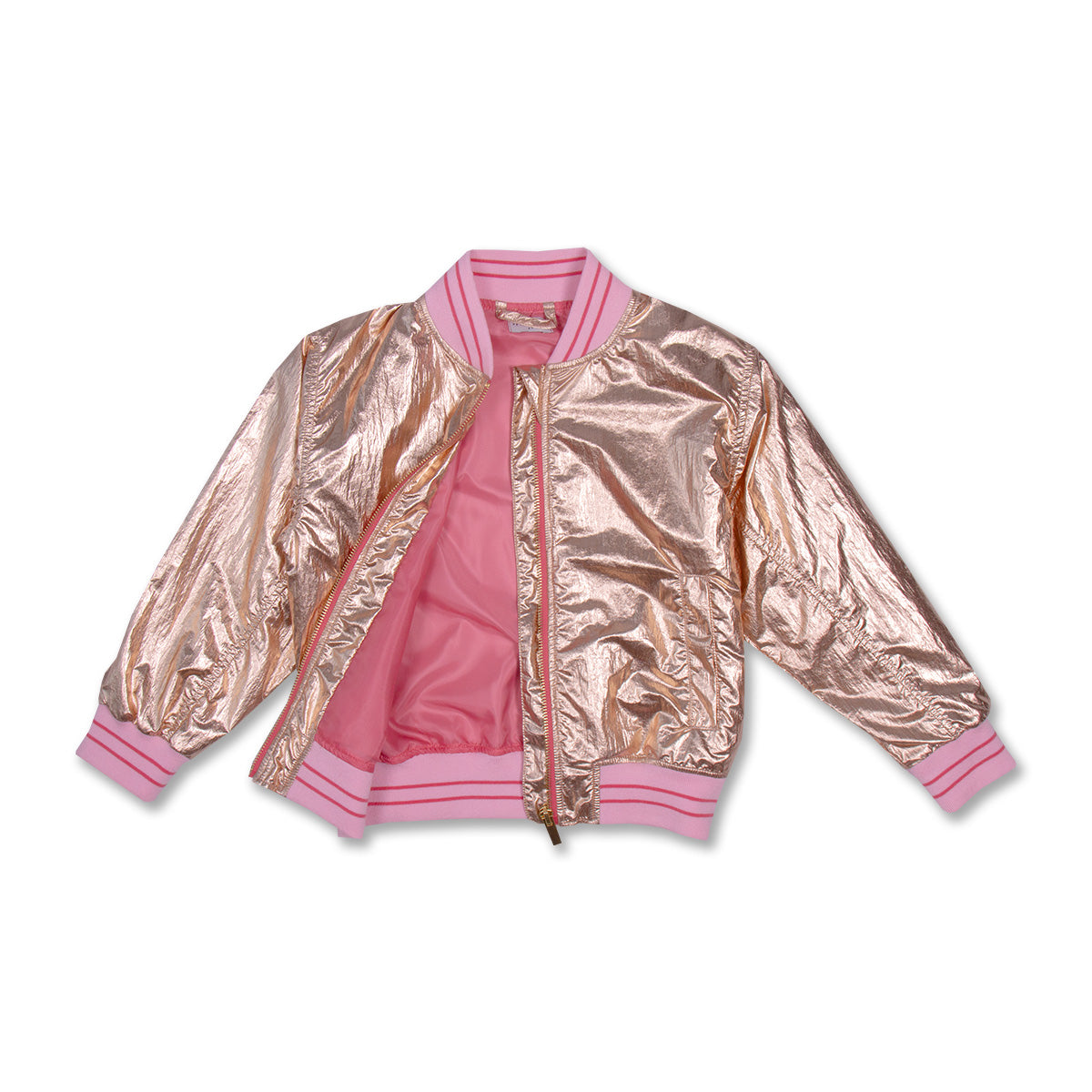 Petit Blush - Metallic Jacket Rose Gold