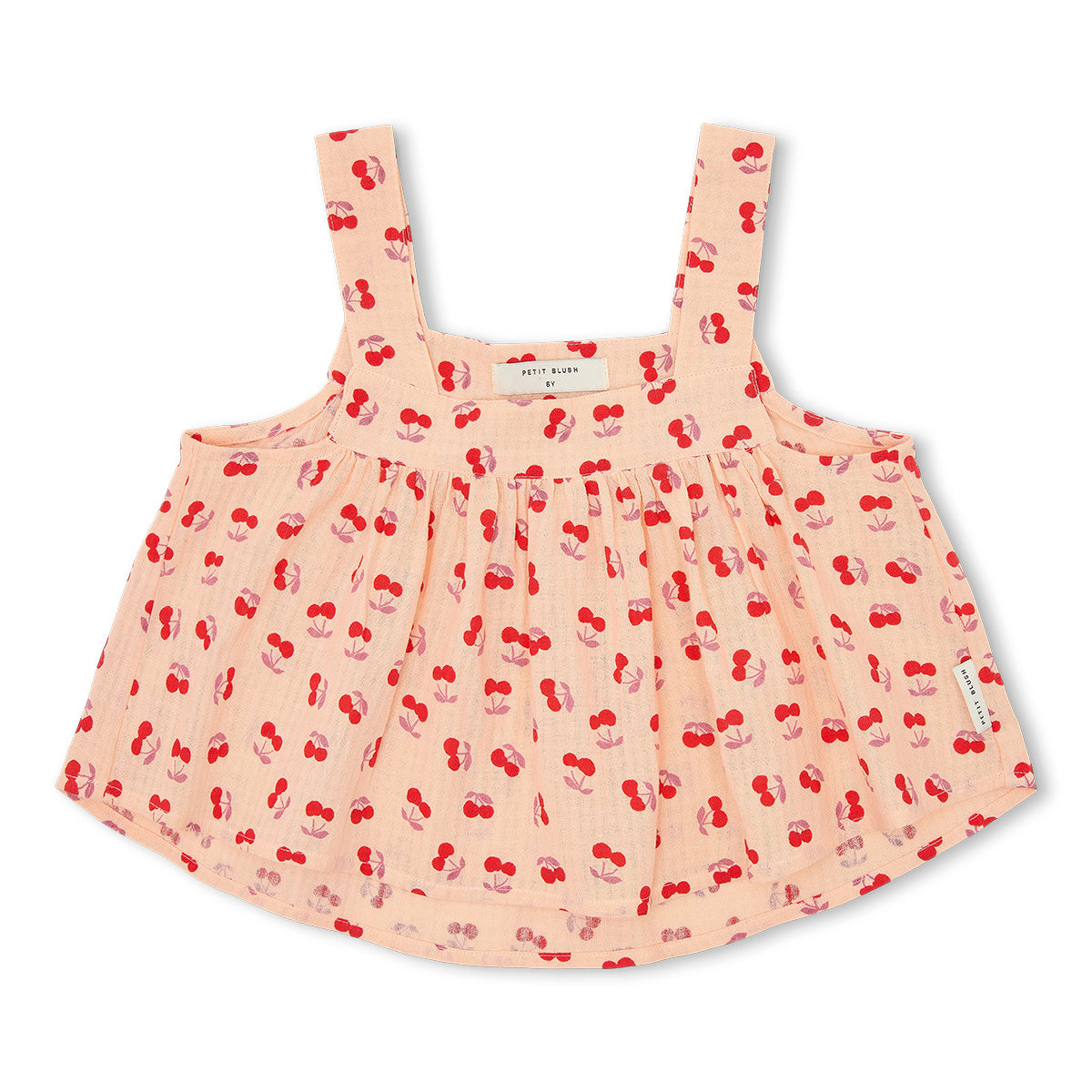 Petit Blush - Meisjes Summer Blouse | Cherry AOP
