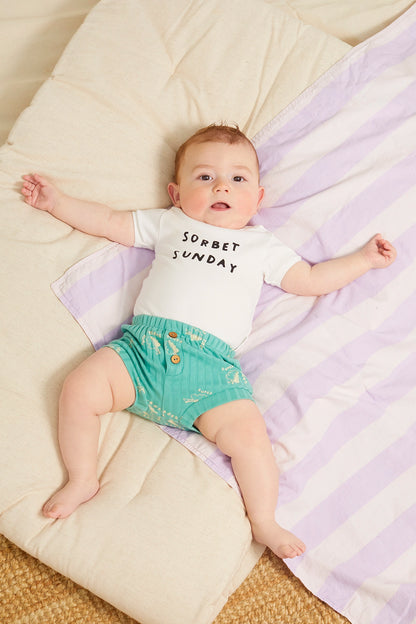 Sproet & Sprout - Rib romper sorbet sunday