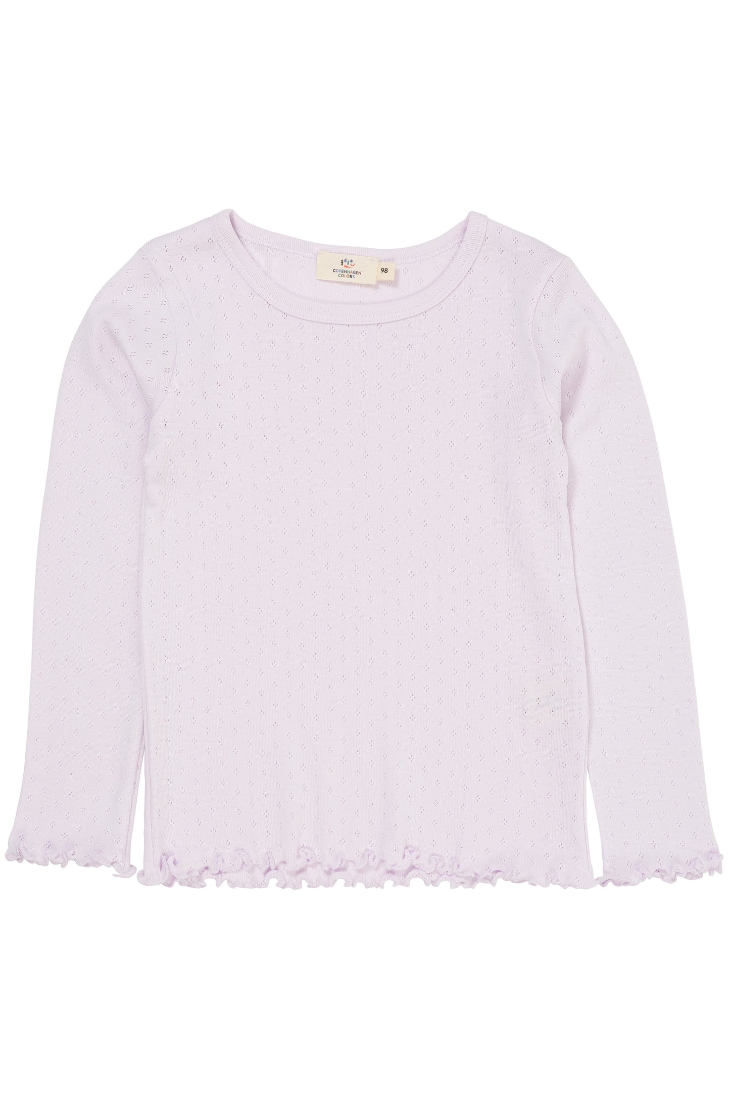 Copenhagen Colors - Summer Pointelle Longsleeve Lavender