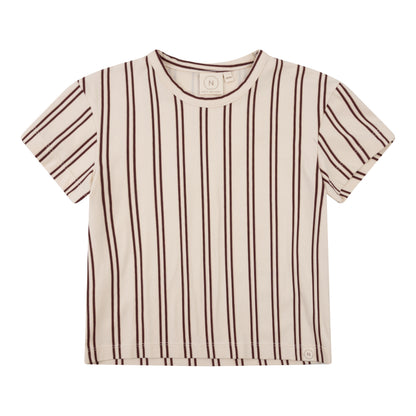 Navy Natural – Sem T-shirt Burgundy Stripe