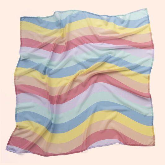 Little Botanic Label - Playcycle Speeldoek Groot | Pastel Waves | 95 x 95 cm