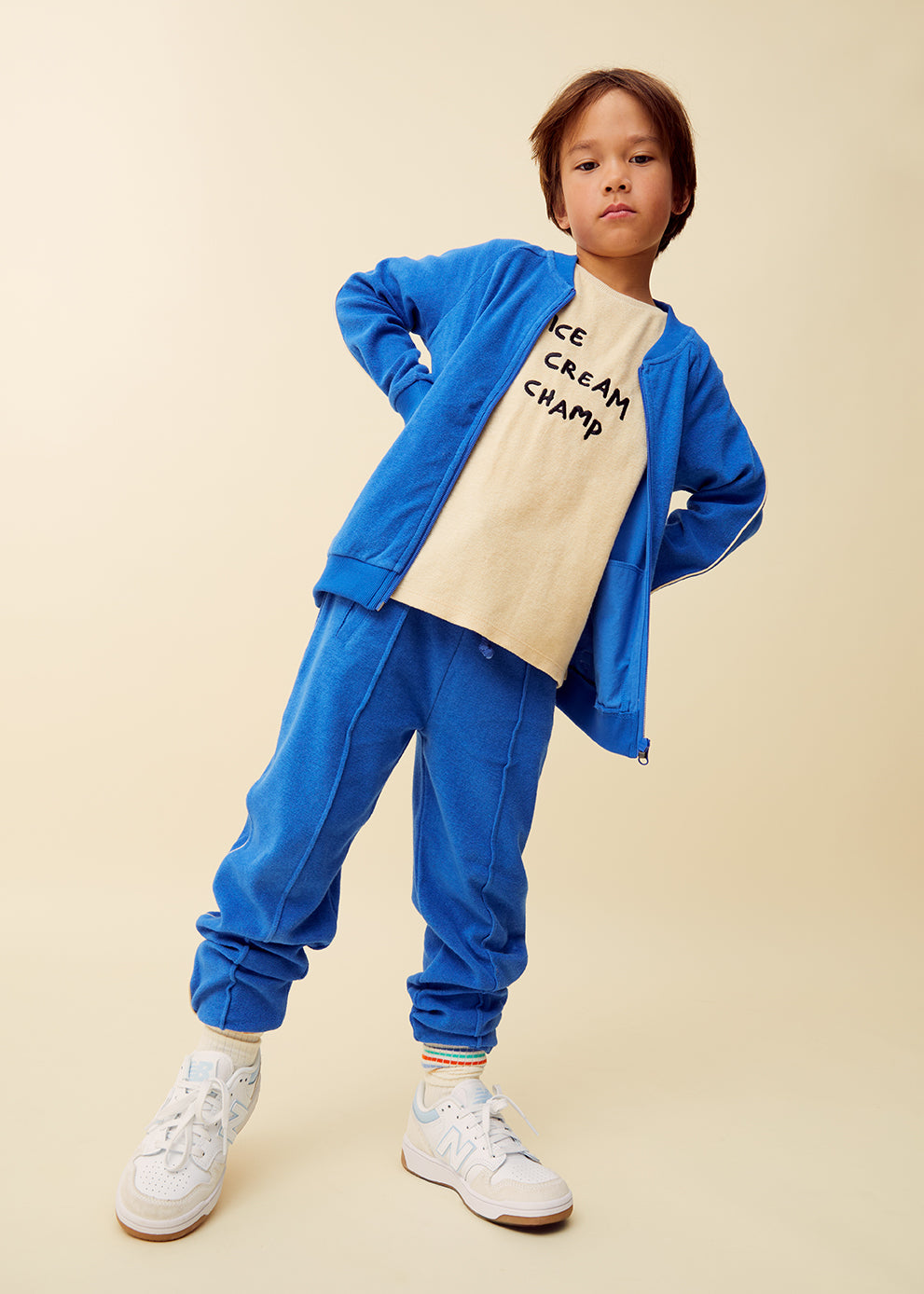 Sproet & Sprout - Terry Track Jacket Padel Rebel | Sports Blue