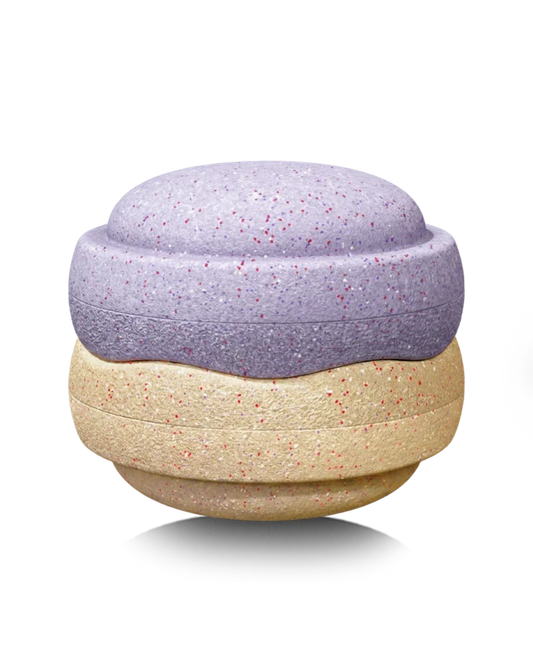Stapelstein® - Winter Special Grow Duo | Violet & Sand | Limited Edition