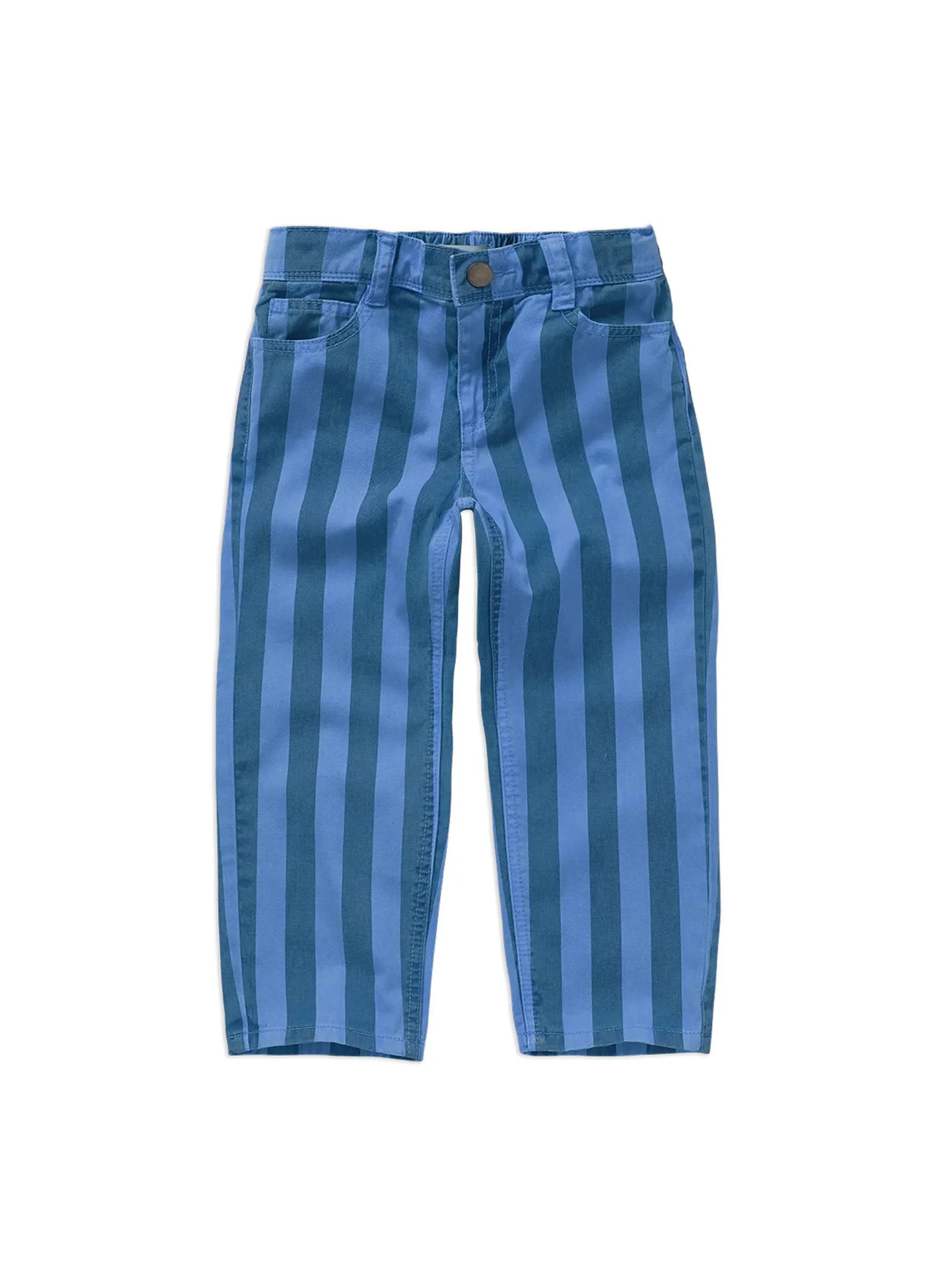 Sproet & Sprout - Straight Denim Pants Stripes | Blue Denim