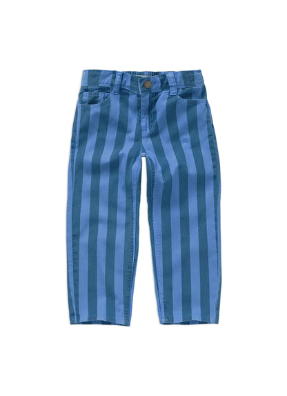 Sproet & Sprout - Straight Denim Pants Stripes | Blue Denim