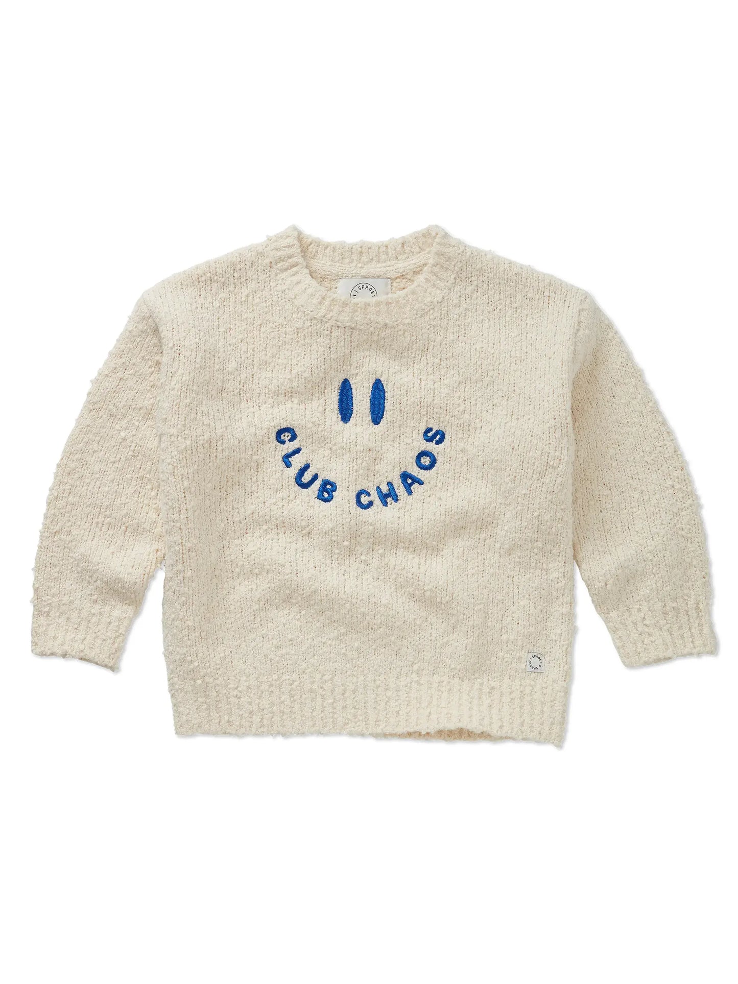 Sproet & Sprout - Bouclé Sweater Club Chaos | Ivory Melee