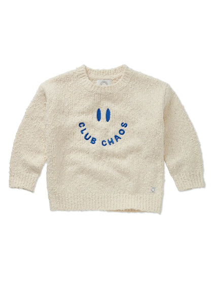 Sproet & Sprout - Bouclé Sweater Club Chaos | Ivory Melee
