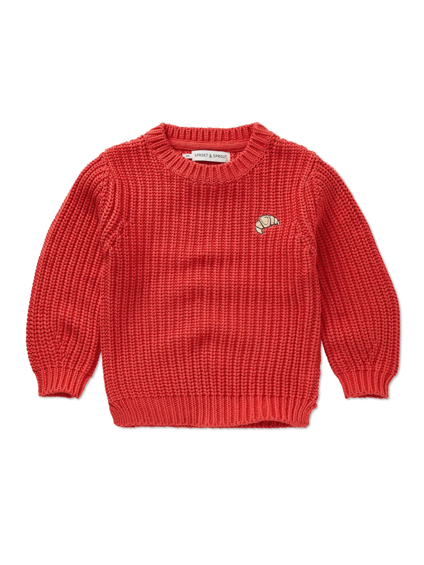 Sproet & Sprout - Cable Knit Sweater | Vivid Red