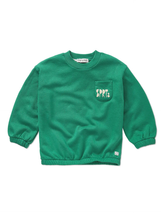 Sproet & Sprout - Sweatshirt Club Chaos | Deep Green