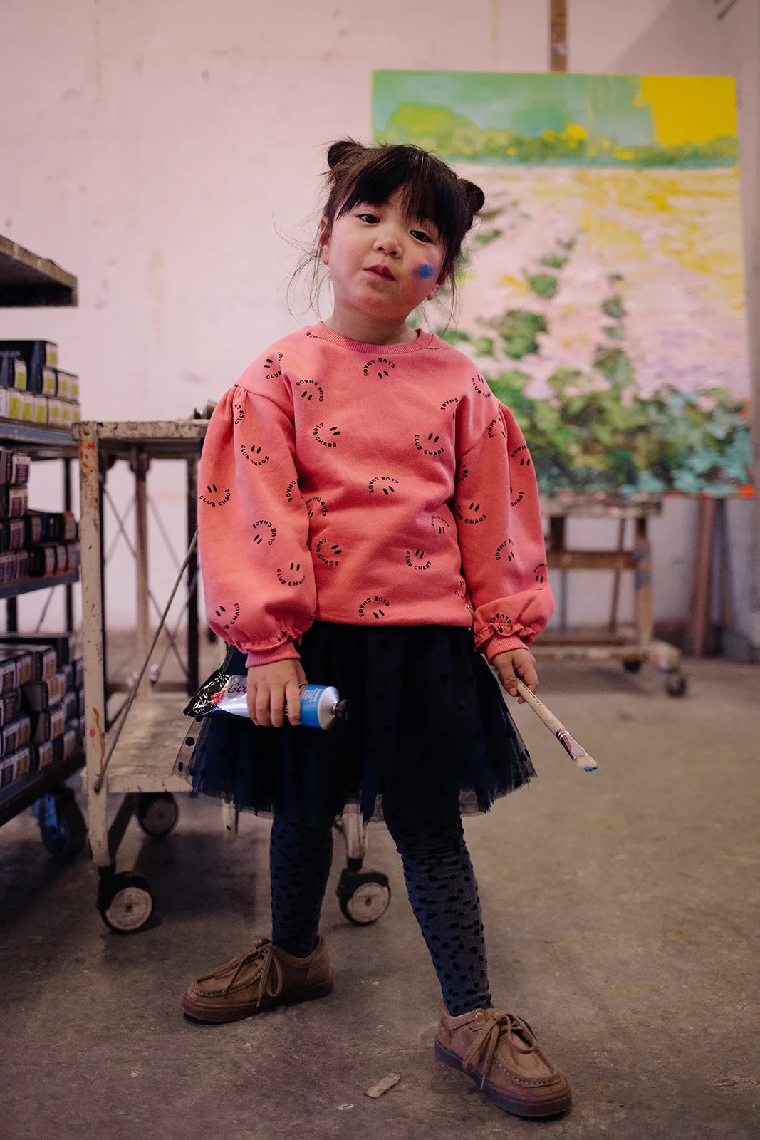 Sproet & Sprout - Sweatshirt Club Chaos Print | Bloom