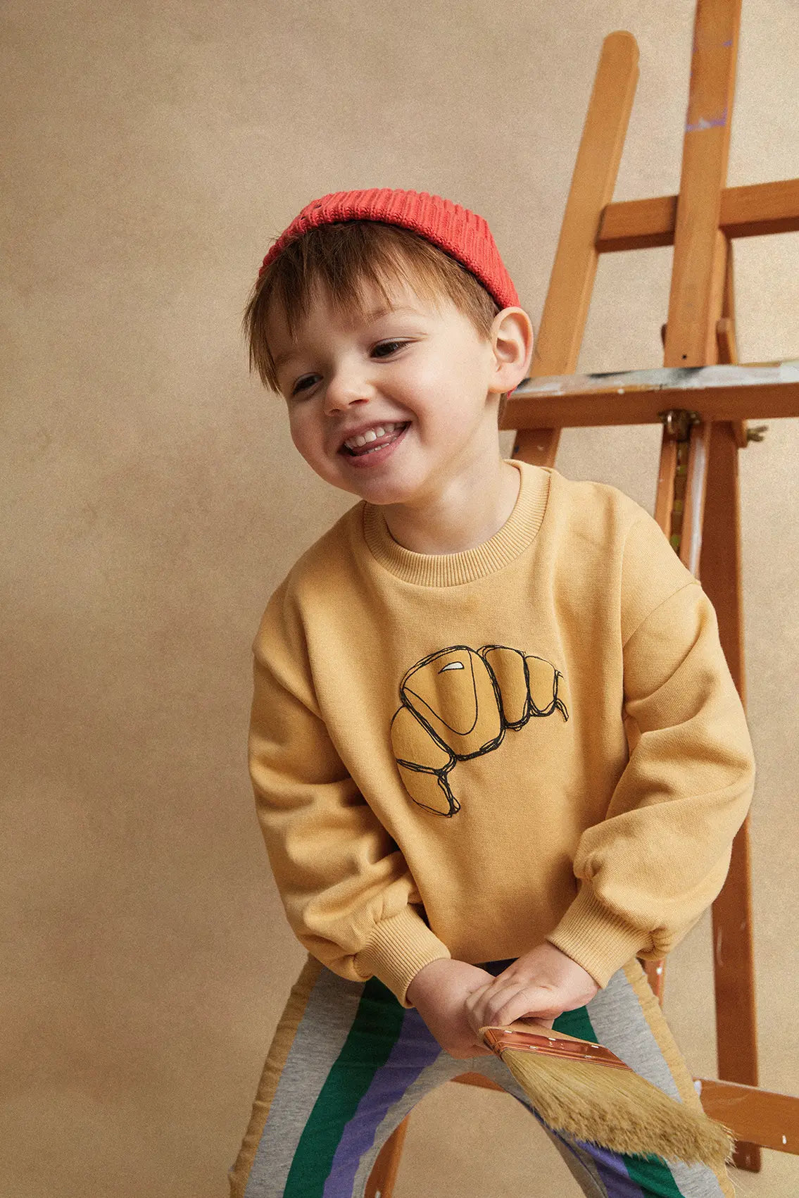 Sproet & Sprout - Sweatshirt Croissant | Sand