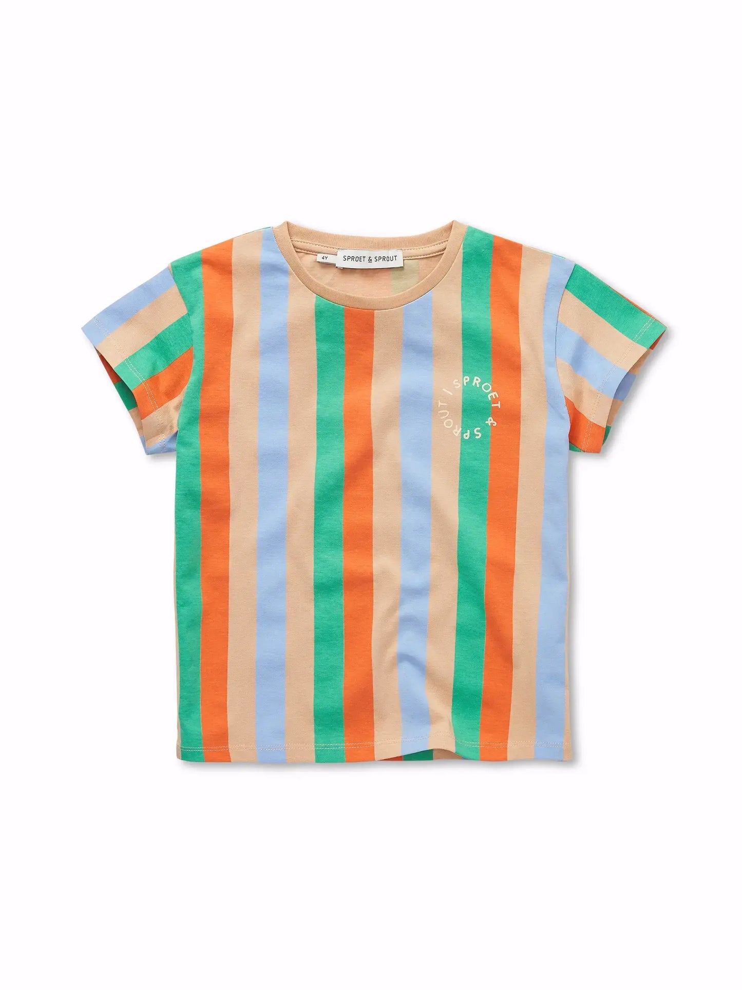 Sproet & Sprout - T-Shirt Vertical stripes | Sand