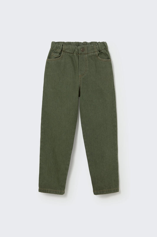 Cozmo - TEXAS Denim Broek | Green Washed Denim
