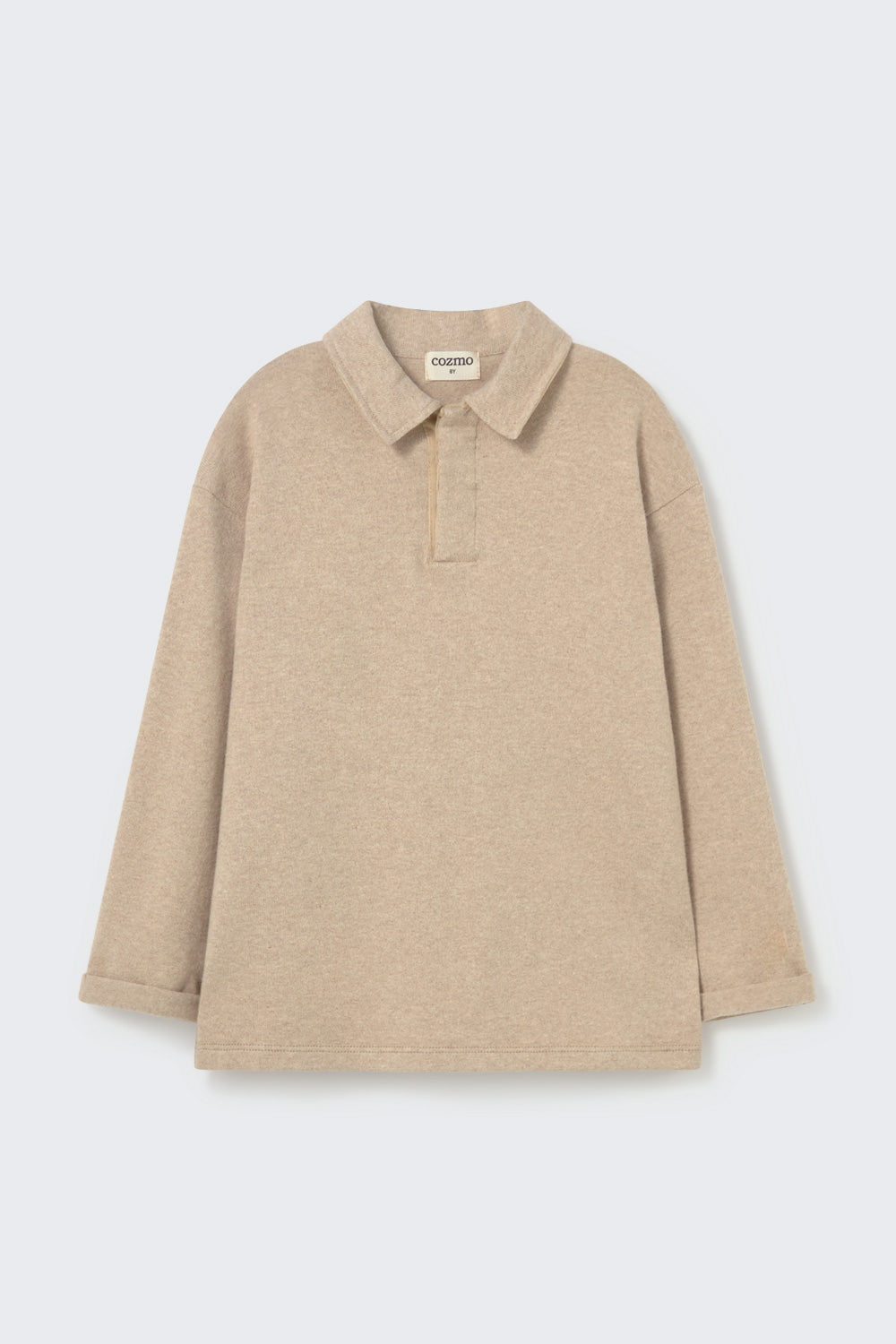 Cozmo - TIMOR Sweater Poloshirt | Stone