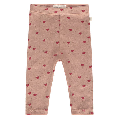 A Tiny Story -  Babybroek dusty coral haartjes