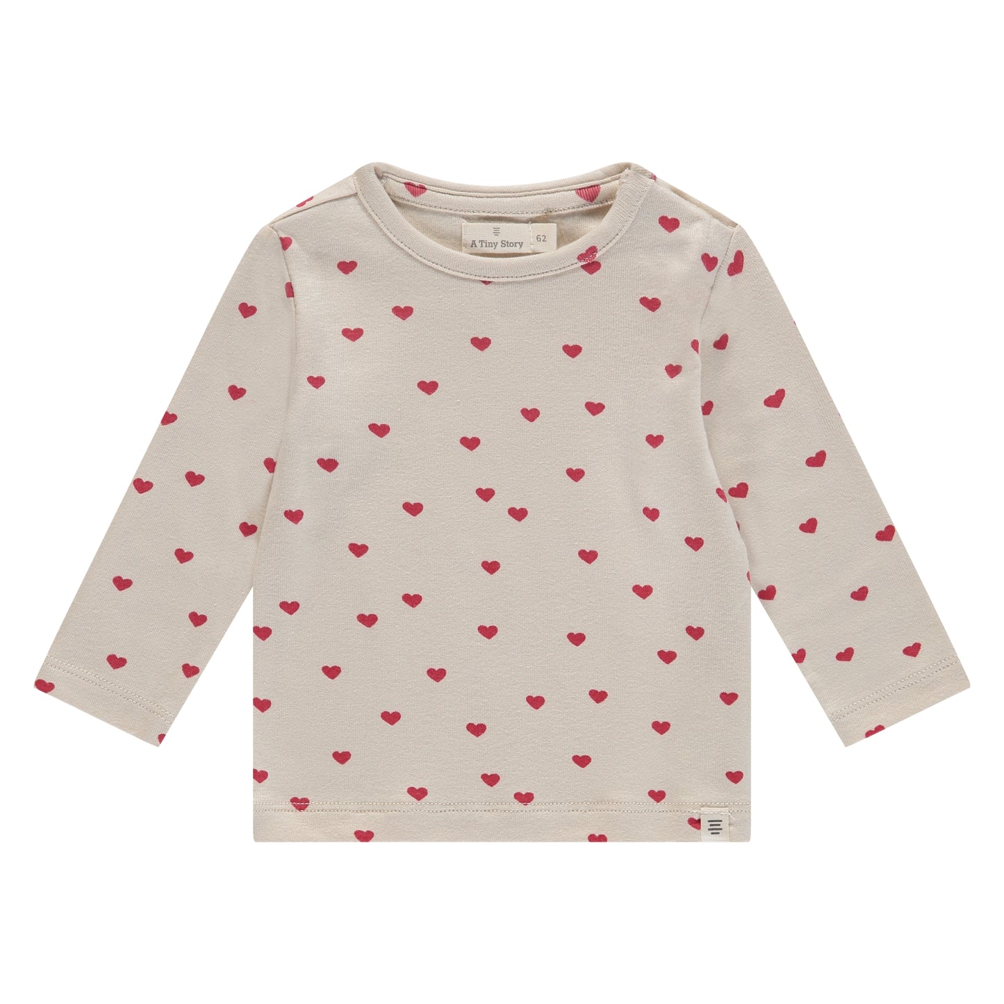 A Tiny Story - Baby Shirt Longsleeve pearl haartjes