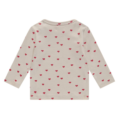 A Tiny Story - Baby Shirt Longsleeve pearl haartjes