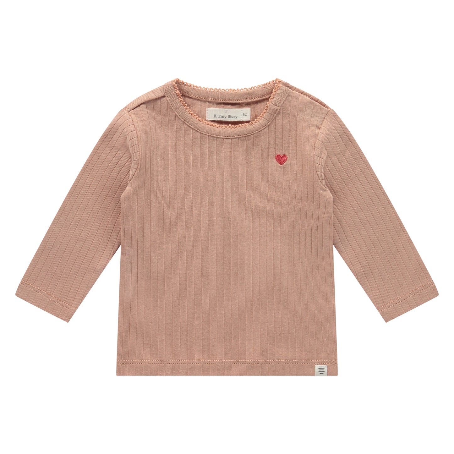 A Tiny Story - Baby Shirt Longsleeve dusty coral