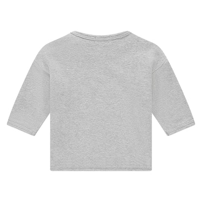A Tiny Story - Baby Shirt licht grijs melange