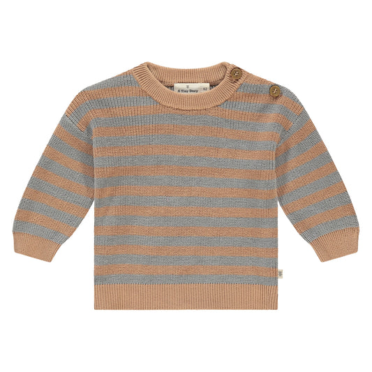 A Tiny Story - Baby Trui Cookie stripes