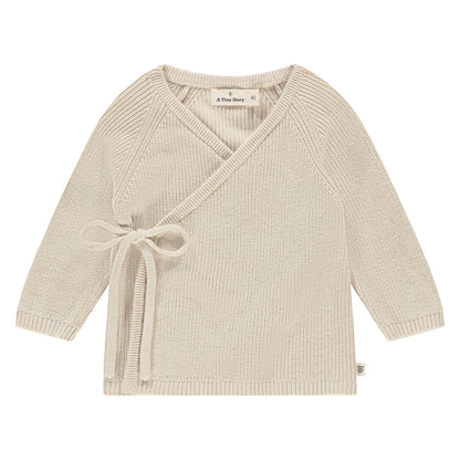 A Tiny Story - Baby Trui Overslagshirt Snow