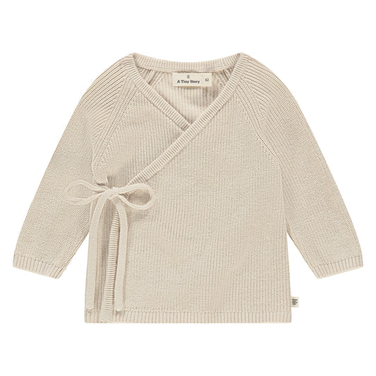 A Tiny Story - Baby Trui Overslagshirt Snow