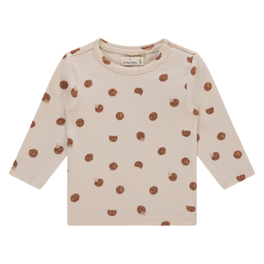 A Tiny Story - Baby Longsleeve Snow met cookies