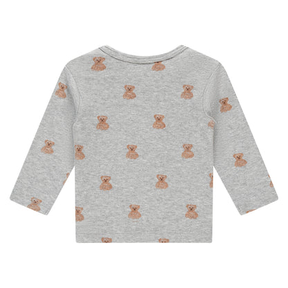 A Tiny Story - Baby Longsleeve Grijs Teddy