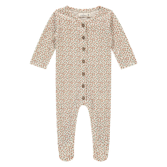 A Tiny Story - Baby Boxpak snow Flowers met voetjes