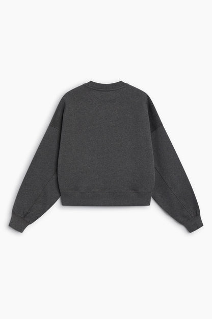 The New Society - TNS Logo Sweatshirt | Dark Grey Melange