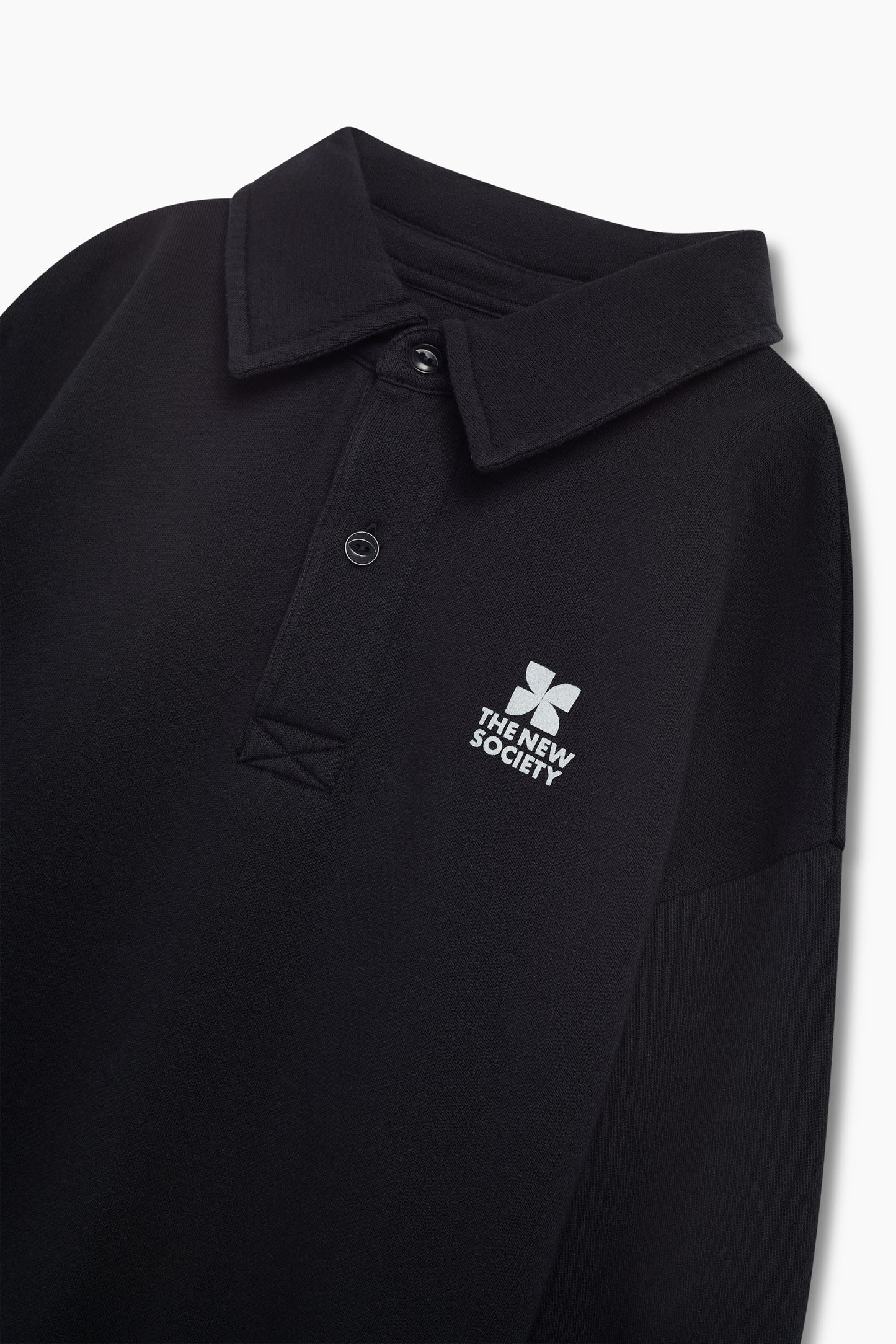 The New Society - Logo Polo Sweater | Forged Iron