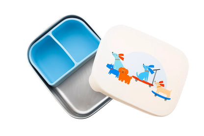 Cotton Cloud - roestvrijstalen lunchbox met uitneembare compartimenten | Woof Gang