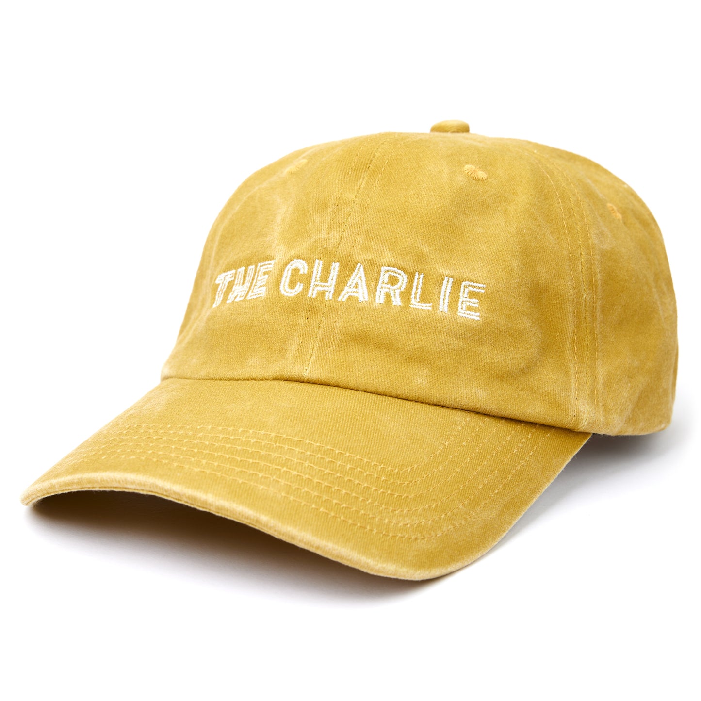 The Charlie - Retro Baseballpet mosterd